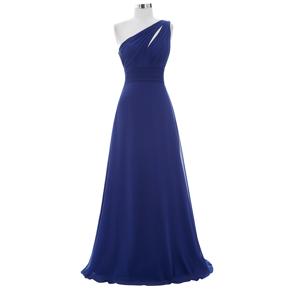 Blue Bridesmaid Dresses,one Shoulder Bridesmaid Dresses,maid Of Honor Dresses 2018
