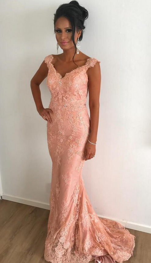 coral mermaid dress