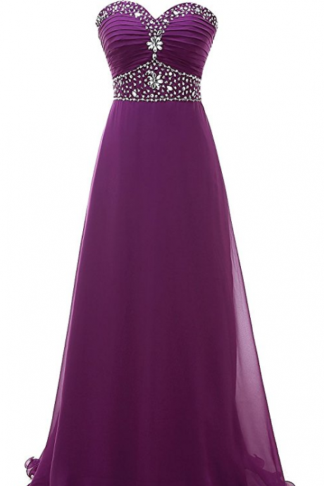 Purple Maid of Honor Dress